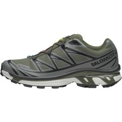 Salomon XT-6 Gore-Tex Fashion Vielseitige Wasserdichte Low-Top Trainingsschuhe Unisex Sneaker Grün Grau 477327 40⅔