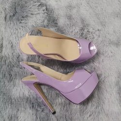 Neue Damen Pumps Stilettos 14CM Plateau Super High Heels Sexy Offene Zehen Sandalen Gladiator Partykleid Damen Schuhe Große Größe 44 44