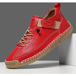 Damen Handgenähte Weiche Sohle Flache Freizeitschuhe für Herbst und Winter Size 35