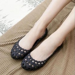 Sommer Hohl Krankenschwester Jelly Schuhe Damen rutschfeste flache Strandschuhe Mutter Loch Sandalen 39