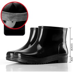 Niedrig geschnittene, rutschfeste, wasserdichte Schuhe, modische Überschuhe, Regenstiefel für Küchenchefs, Gummistiefel für Herren, Regenstiefel für Erwachsene, vier Jahreszeiten, kurze Arbeitsstiefel 39