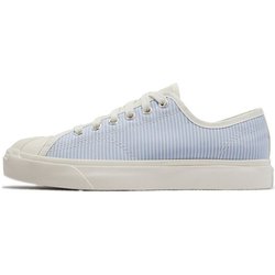 Converse Jack Purcell Low Mehrfarbige Retro-Streifen Unisex-Sneakers Weißreiher A00456C 40.5