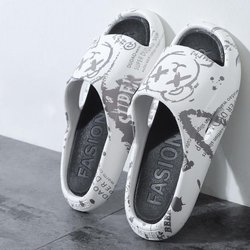 Dicke Sohlen Hausschuhe Sommer Paar Hausschuhe Indoor Bad Anti-Rutsch-Sandalen Äußere Tragen 38-39