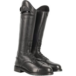 Hy Kinder/Kinder Atrani Leder Lange Reitstiefel 13 UK schwarz