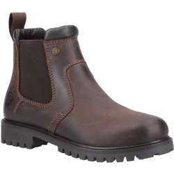 Cotswold Damen/Damen Pamington Leder-Stiefeletten 4 UK braun
