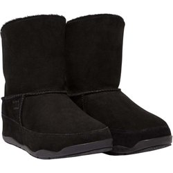 Fit Flop Damen/Damen Original Mukluk Shorty Leder Stiefeletten 3 UK schwarz