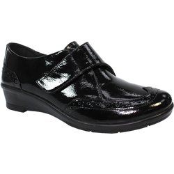Lunar Damen/Damen Nell Leder gefütterte Freizeitschuhe 6 UK schwarz