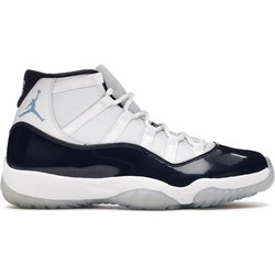 Air Jordan 11 Retro Win Like 82 Herren-Sneaker Weiß Midnight-Navy-University-Blau 378037-123 44.5