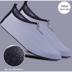 Rutschfeste Indoor-Fitnessschuhe mit weicher Sohle für Yoga, Tanzen, Seilspringen und Laufbandtraining L (38-39 EU)
