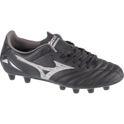 Mizuno Morelia Neo IV Pro FG, schwarze Herren-Fußballschuhe 45 schwarz