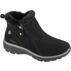 Skechers Easy Going - High Zip 2, schwarze Damen Winterstiefel 36 schwarz