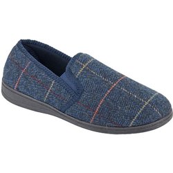 Zedzzz Kenny Herringbone Twin Gusset Hausschuhe für Herren 12 UK