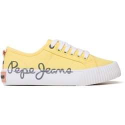 Pepe Jeans Sneakers aus Stoff Ottis Log G PGS30577 Gelb