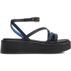 Tommy Hilfiger Sandalen Th Strap Platform FW0FW07728 Schwarz