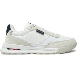 Tommy Hilfiger Sneakers Retro Runner Mix Rwb FM0FM05371 Weiß