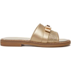 Tommy Hilfiger Pantoletten Sandal T4A2-33942-0572 M Goldfarben