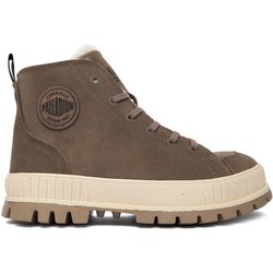 Palladium Schnürstiefeletten Pallashock Zip Warm 74353-281-M Grau
