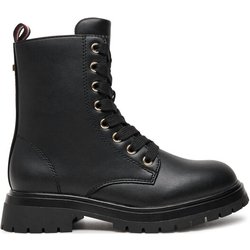 Tommy Hilfiger Schnürstiefeletten Lace-Up Bootie T3A5-33569-1351 M Schwarz
