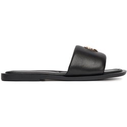 Eva Minge Pantoletten POPPY-LT102-13 Schwarz