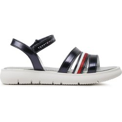 Tommy Hilfiger Sandalen Stripes Velcro T4A2-32771-1372 M Dunkelblau