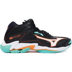 Mizuno Hallenschuhe Wave Lightning Z8 Mid V1GA2405 Schwarz