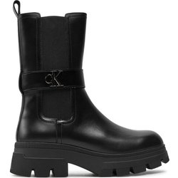 Calvin Klein Stiefeletten Chunky Combat Chelsea Mg YW0YW01495 Schwarz