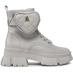 Steve Madden Schnürstiefeletten Tanker-H Bootie SM19000035 SM19000035-287 Écru