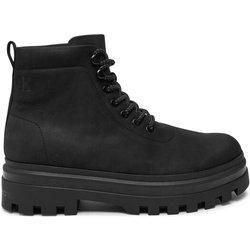 Calvin Klein Jeans Schnürstiefeletten Lugged Laceup Boot Oxf Hiking Nb YM0YM01076 Schwarz