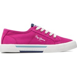 Pepe Jeans Sneakers aus Stoff Brady Girl Basic PGS30543 Rosa