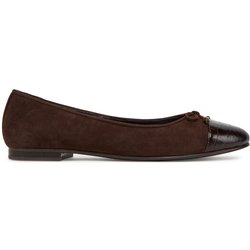 Tory Burch Ballerinas Cap-Toe Ballet 169866 Braun