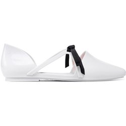 Melissa Ballerinas Pointy Stripe Jason 33435 Weiß