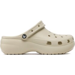 Crocs Pantoletten Classic Platform Clog W 206750 Beige