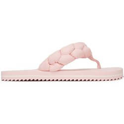 Tommy Jeans Zehentrenner Braided Thong Beach Sandal EN0EN02877 Rosa