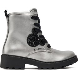 Geox Schnürstiefeletten Jr Casey J3620G 000NF C1009 M Silberfarben