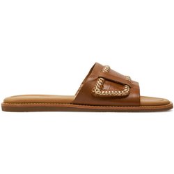 Clarks Pantoletten Maritime Mule 26176402 Braun