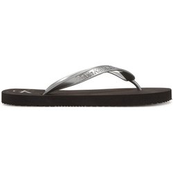 Calvin Klein Jeans Zehentrenner Beach Sandal Monologo Tpu YW0YW01719 Silberfarben