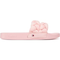 Tommy Jeans Pantoletten Tjw Braided Slide EN0EN02764 Rosa