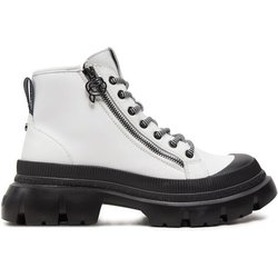 KARL LAGERFELD Schnürstiefeletten Trekka KL43536 Weiß