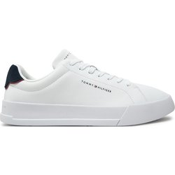Tommy Hilfiger Sneakers Th Court Lth Detail Ess FM0FM05367 Weiß