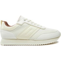 Calvin Klein Sneakers Low Top Lace Up Logo Lth HM0HM01654 Weiß