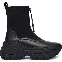 Buffalo Stiefeletten Lola Front Zip 1270140 Schwarz