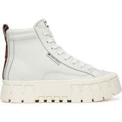 Tommy Jeans Sneakers Tjw Vulc Flatform Leopard EN0EN02858 Weiß