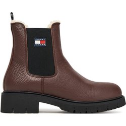 Tommy Jeans Klassische Stiefeletten Tjw Chelsea Boot Wl EN0EN02826 Braun