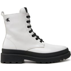 Calvin Klein Jeans Schnürstiefeletten Lace-Up Bootie V4A5-81031-1453 S Weiß