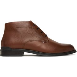 Tommy Hilfiger Schnürschuhe Corporate Hilfiger Lth Boot FM0FM05697 Braun