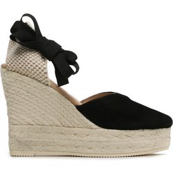 Manebi Espadrilles Heart-Shaped Wedge Espadrilles K 1.0 WH Schwarz