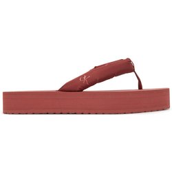 Calvin Klein Jeans Zehentrenner Beach Sandal Flatform Ttxr Satin YW0YW01723 Braun