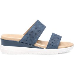 Clara Barson Pantoletten WYL05010-12 Dunkelblau
