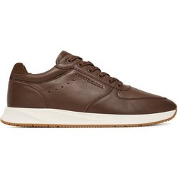 Tommy Hilfiger Sneakers Premium Leather Hybrid FM0FM05700 Braun