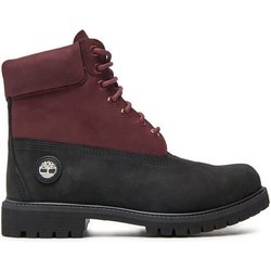 Timberland Schnürstiefeletten 6 In Premium TB0A2P6WEJE1 Dunkelrot